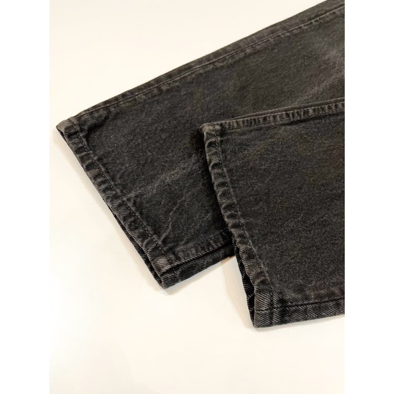90s Levi's 501-0660 BLACK DENIM PANTS MADE IN U