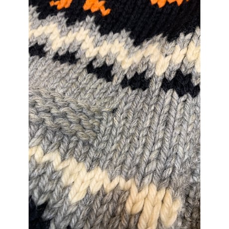 60s "Thunderbird" COWICHAN SWEATER Size XL程