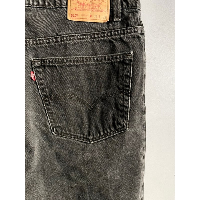 希少 90's ヴィンテージ levi's 517 BlackデニムW32L34 90年代 Levi's リーバイス 517 0285 ボタンフライ ブラック