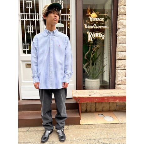 90s Ralph Lauren OXFORD B/D SHIRT Size 16 1/2