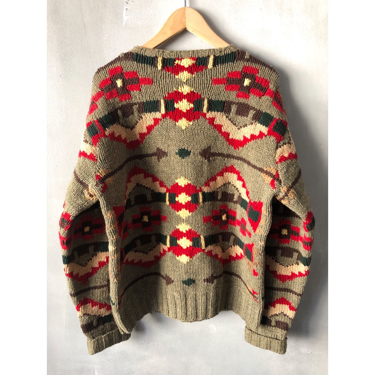 80s Ralph Lauren POLO COUNTRY HAND KNIT Size XL...