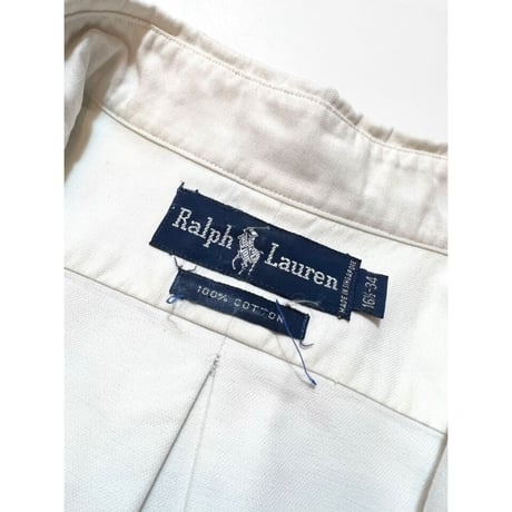 90s Ralph Lauren  OXFORD B/D SHIRT Size 16 1/2-34