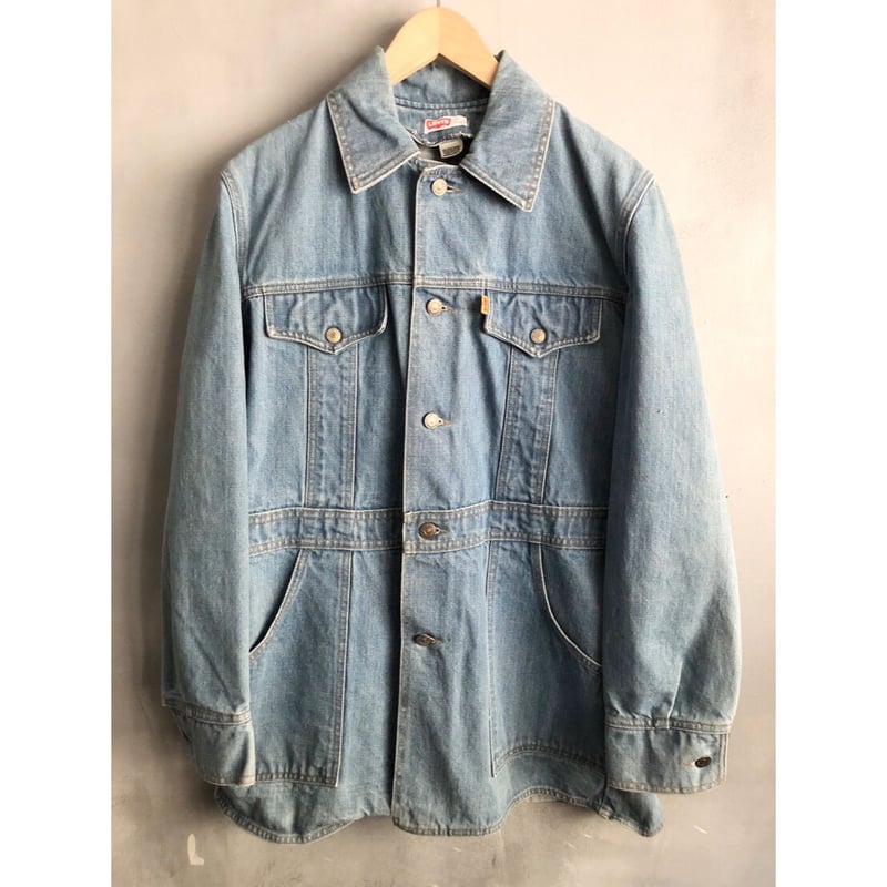 40s LEVIS LONG HORN DENIM JACKET 生地 雰囲気◎ 40's LEVI'S denim jacket 