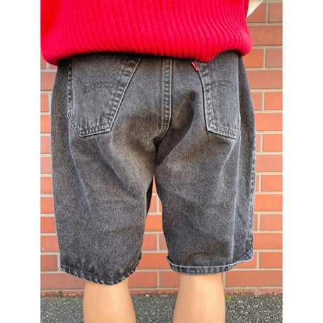 90s Levi's 560 BLACK DENIM Short's PANTS MADE IN USA 🇺🇸 Size W32