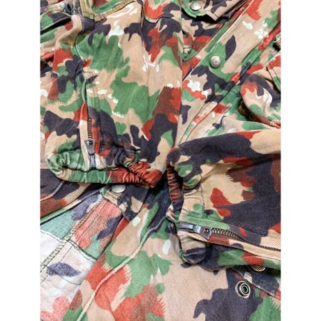 70s SWISS MILITARY "ALPINE CAMO" MOUNTAIN JACKET Size 52 (L程)