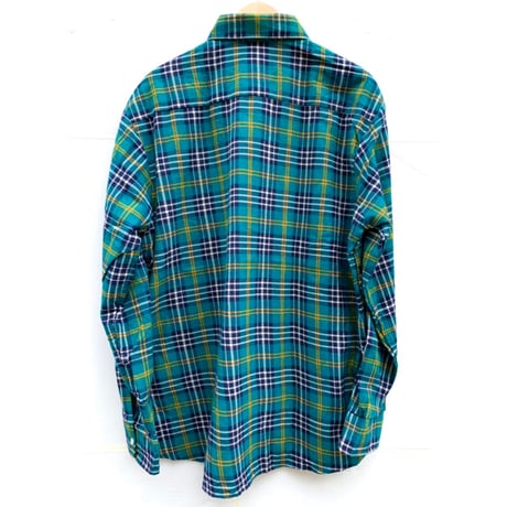 80s AMERICAN EDITION PRINT FLANNEL SHIRT MADE IN USA 🇺🇸 Size L