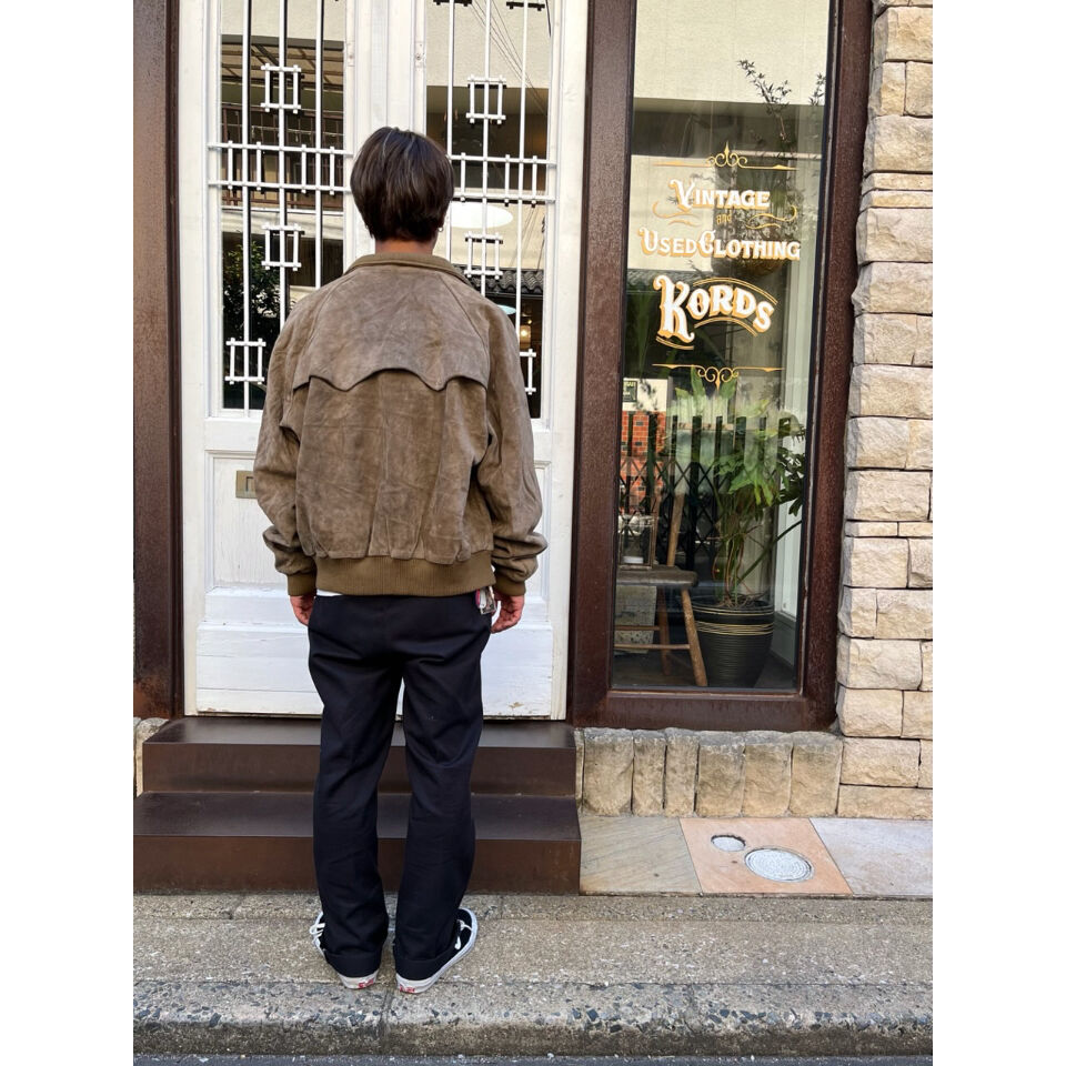 ジャケット・アウター 90s fake suede gshort Harrington jacket 90s Ralph Lauren SUEDE HARRINGTON JACKET Size L