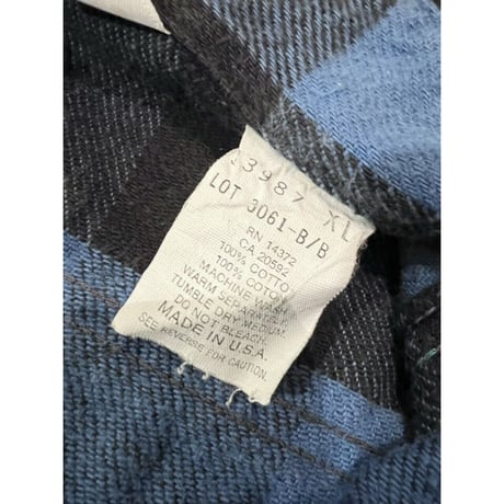80s FIVE BROTHER FLANNEL SHIRT MADE IN USA 🇺🇸 Size XL