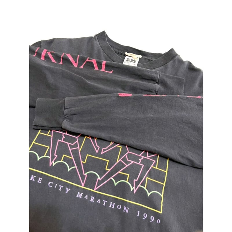 90s DUKE CITY MARATHON L/S Tee MADE IN USA🇺🇸