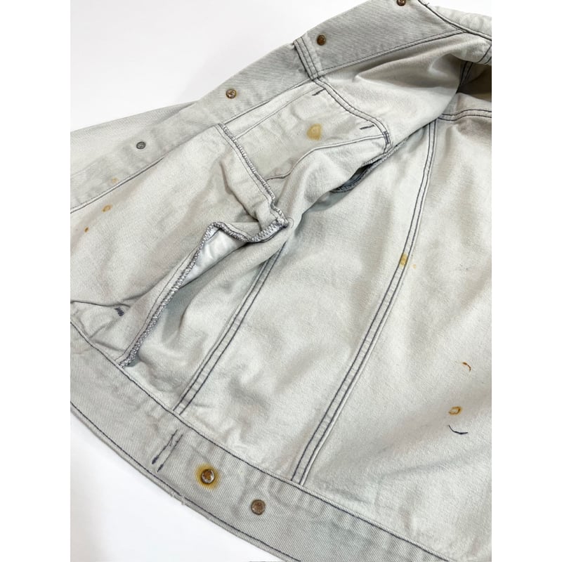 80s Levi's 70506 GRAY DENIM JACKET MADE IN USA🇺