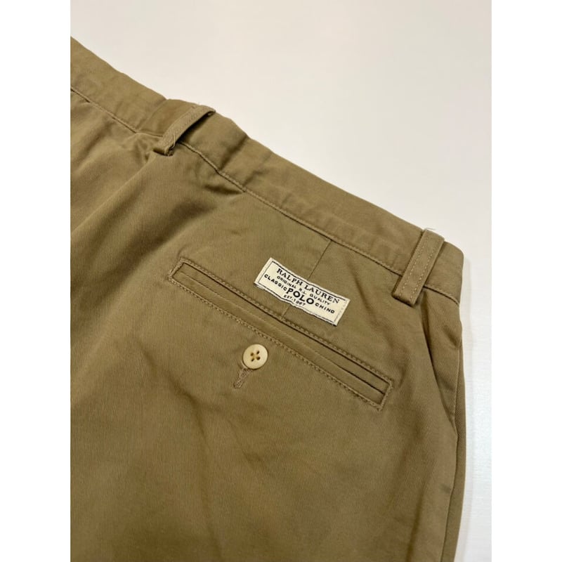 パンツ polo ralph lauren chino pants W32 L32 90s Ralph Lauren CHINO PANTS Size W32L34→W32L3