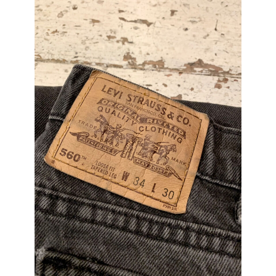 90s Levi's 560 BLACK DENIM MADE IN USA 🇺🇸 Size 90s Levi's 560 BLACK DENIM MADE IN USA 🇺🇸 Size