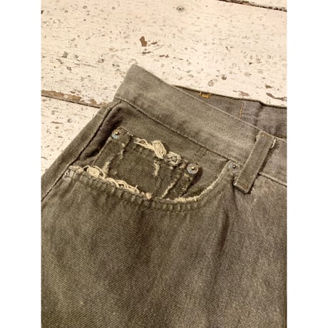 90s Levi’s 501-5959 BLACK DENIM PANTS MADE IN USA 🇺🇸 Size W31L34→W30L32