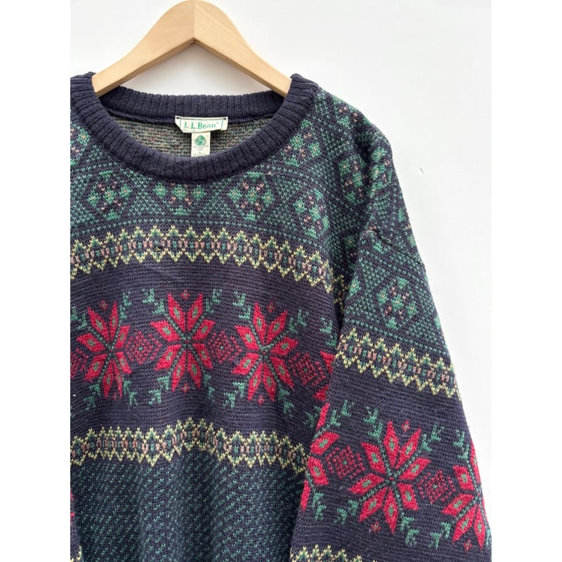 80s L.L.Bean WOOL KNIT MADE IN IRELAND 🇮🇪 Size