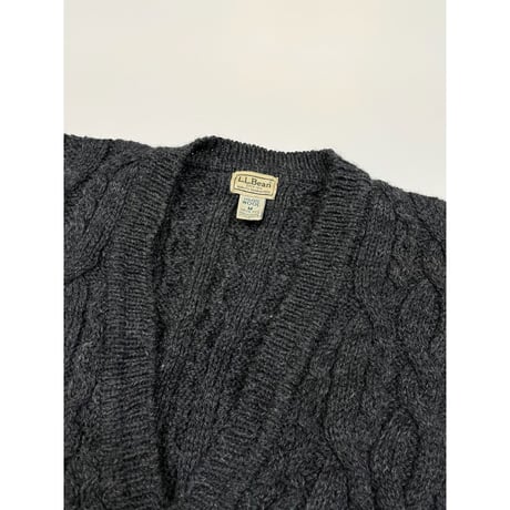 80s L.L.Bean WOOL CARDIGAN MADE IN IRELAND🇮🇪 Size M