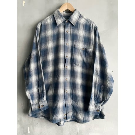 90s DAVID TAYLOR LIGHT FLANNEL SHIRT Size L