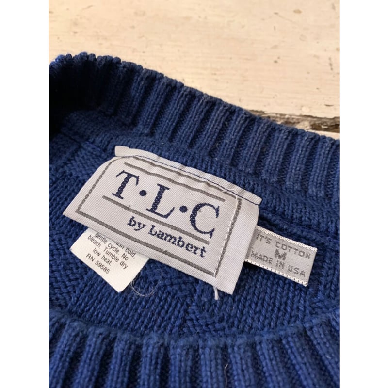 90s TONY LAMBERT COTTON SWEATER MADE IN USA 🇺🇸 ...