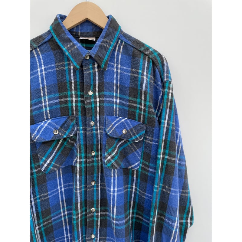 90s FIVE BROTHER FLANNEL SHIRT MADE IN USA 🇺🇸 S