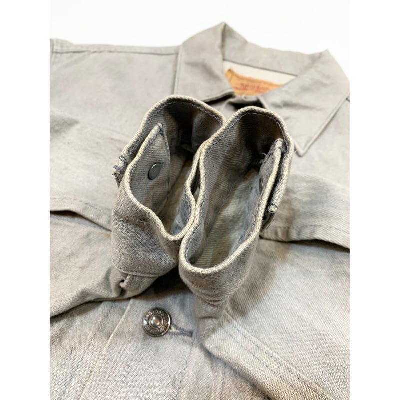 80s Levi's 70506 GRAY DENIM JACKET MADE IN USA