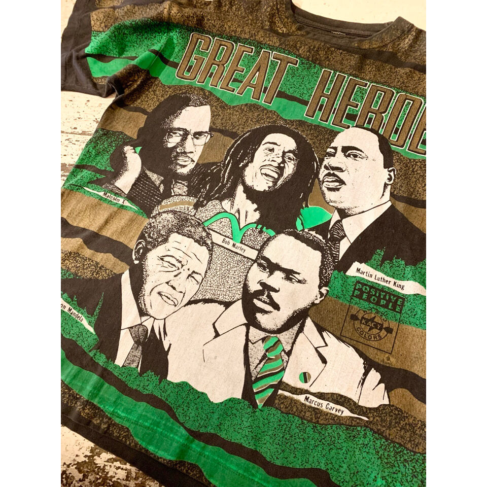 90s Kacy World Colors “GREAT HEROES” Tee Size X