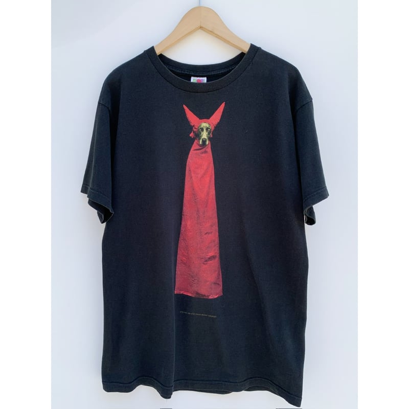 トップス 90s William Wegman DEVIL DOG art t-shirt Vintage VINTAGE DEVIL DOG WILLIAM WEGMAN ART TEE | Grailed