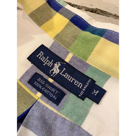 90s Ralph Lauren B/D "BIG SHIRT" Size M