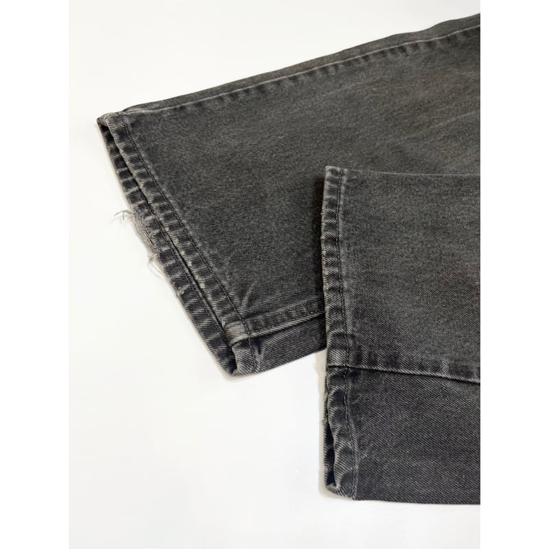 90s WHITE LEVI'S ブラックコーデュロイ　3rd Levi's - 希少 90s ビンテージ リーバイス 白タブ コーデュロイ
