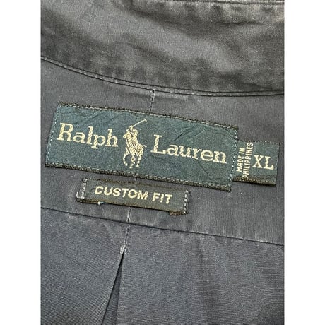 90s Ralph Lauren "CUSTOM FIT" S/S B/D SHIRT Size XL