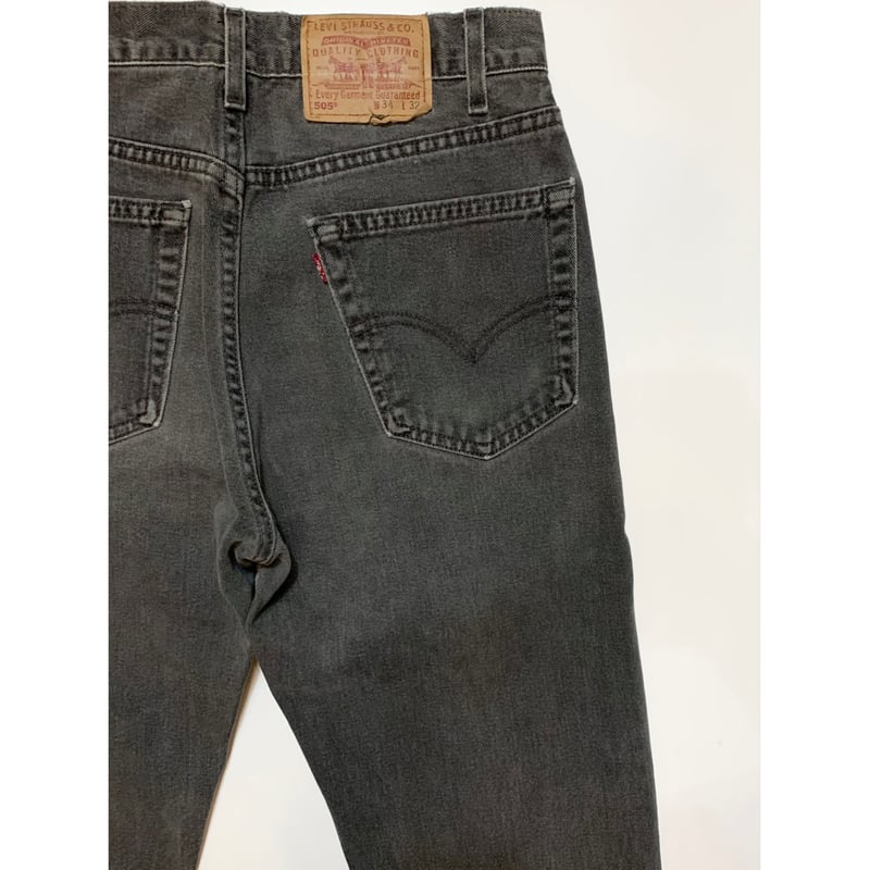 神サイズ 00s Levis 505 ブラック USA製 実寸 33×30 神サイズ 00s Levis 505 ブラック USA製 実寸 33×30 - メルカリ