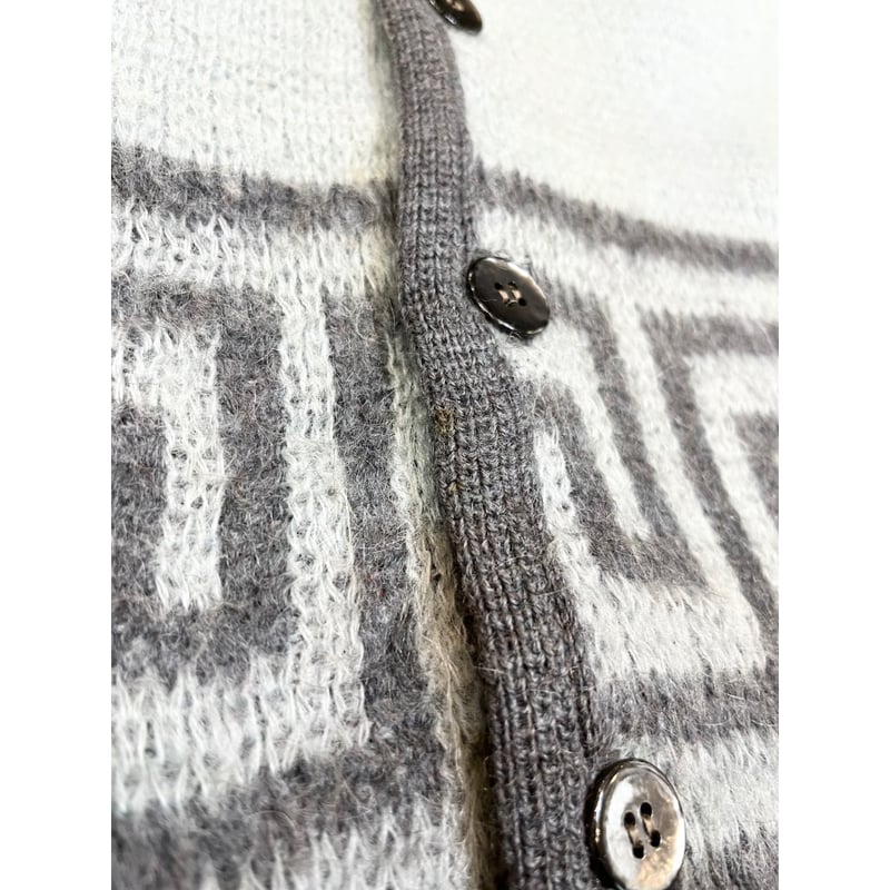 60s モンゴメリーワードBRENT ウール モヘア ジップカーデLサイズ希少