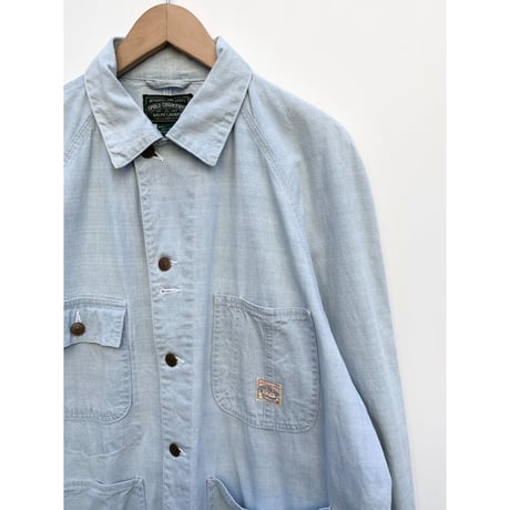 80〜90s POLO COUNTRY CHAMBRAY COVERALL Size M