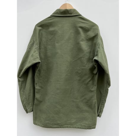 60s US ARMY "1st MODEL" OG107 UTILITY SHIRT Size MEDIUM