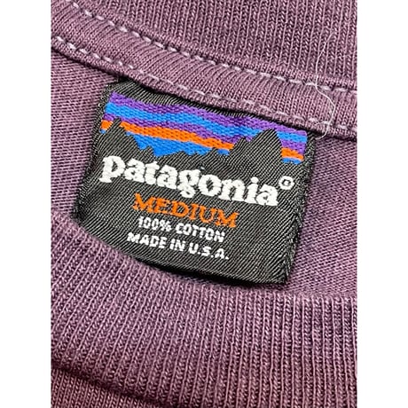 90s Patagonia "DOT LOGO" Tee MADE IN USA 🇺🇸 Size M
