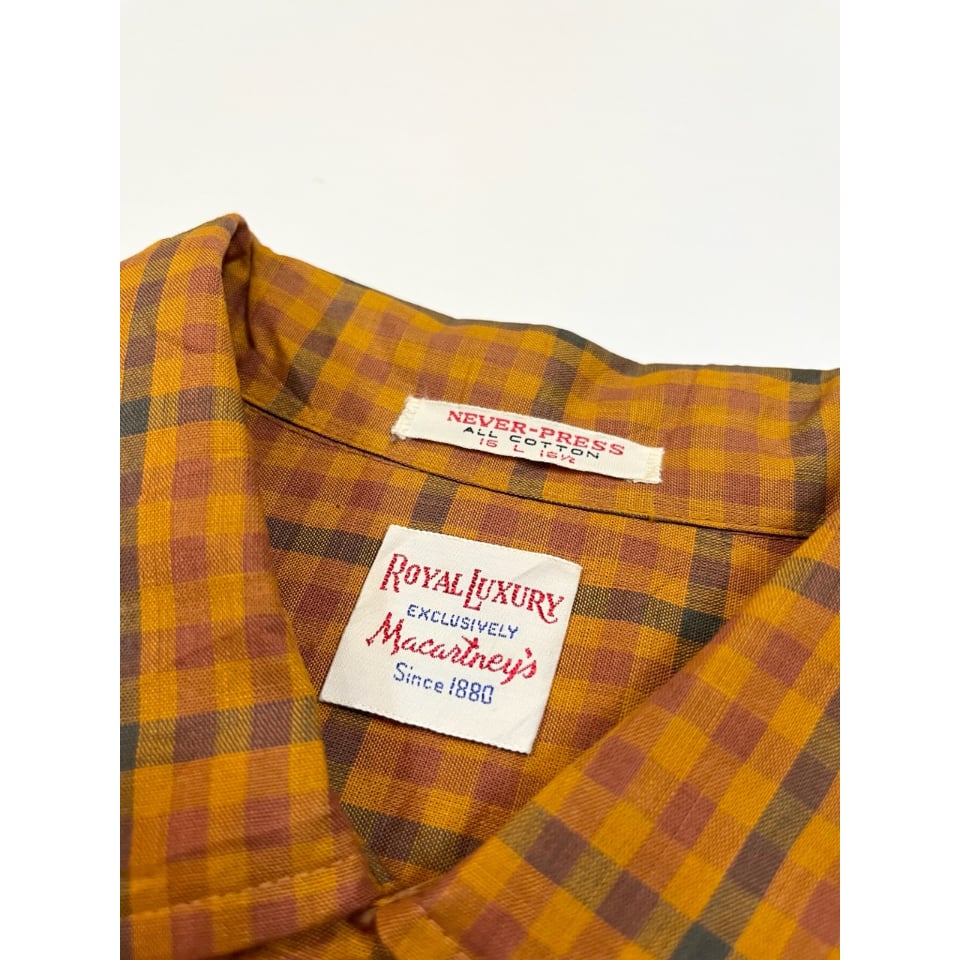 60s L E&W ヴィンテージ　開襟　シャツ　貴重！ 60s L E&W ヴィンテージ 開襟 シャツ 貴重！