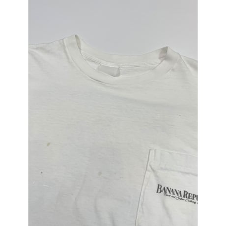90s BANANA REPUBLIC ART Tee MADE IN USA 🇺🇸 Size M程