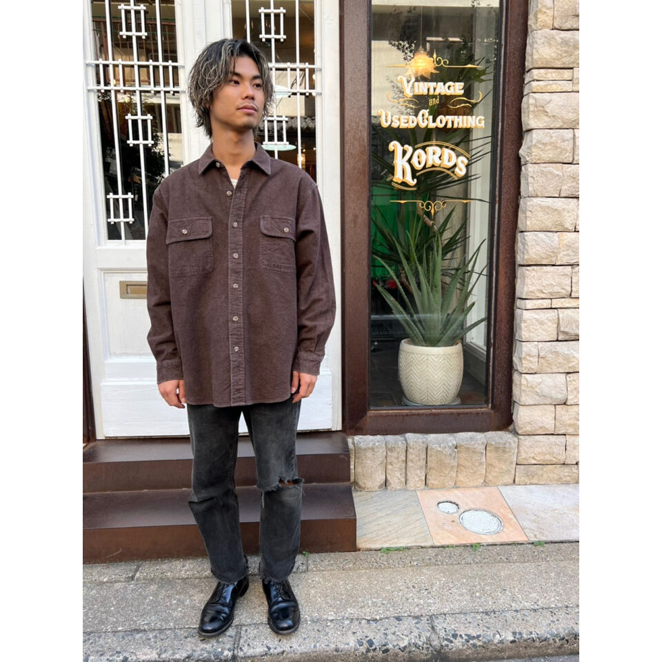 90s~00s FIELD&STREAM シャモアシャツ シャモアクロス 90s FIELD & STREAM CHAMOIS CLOTH SHIRT Size L |