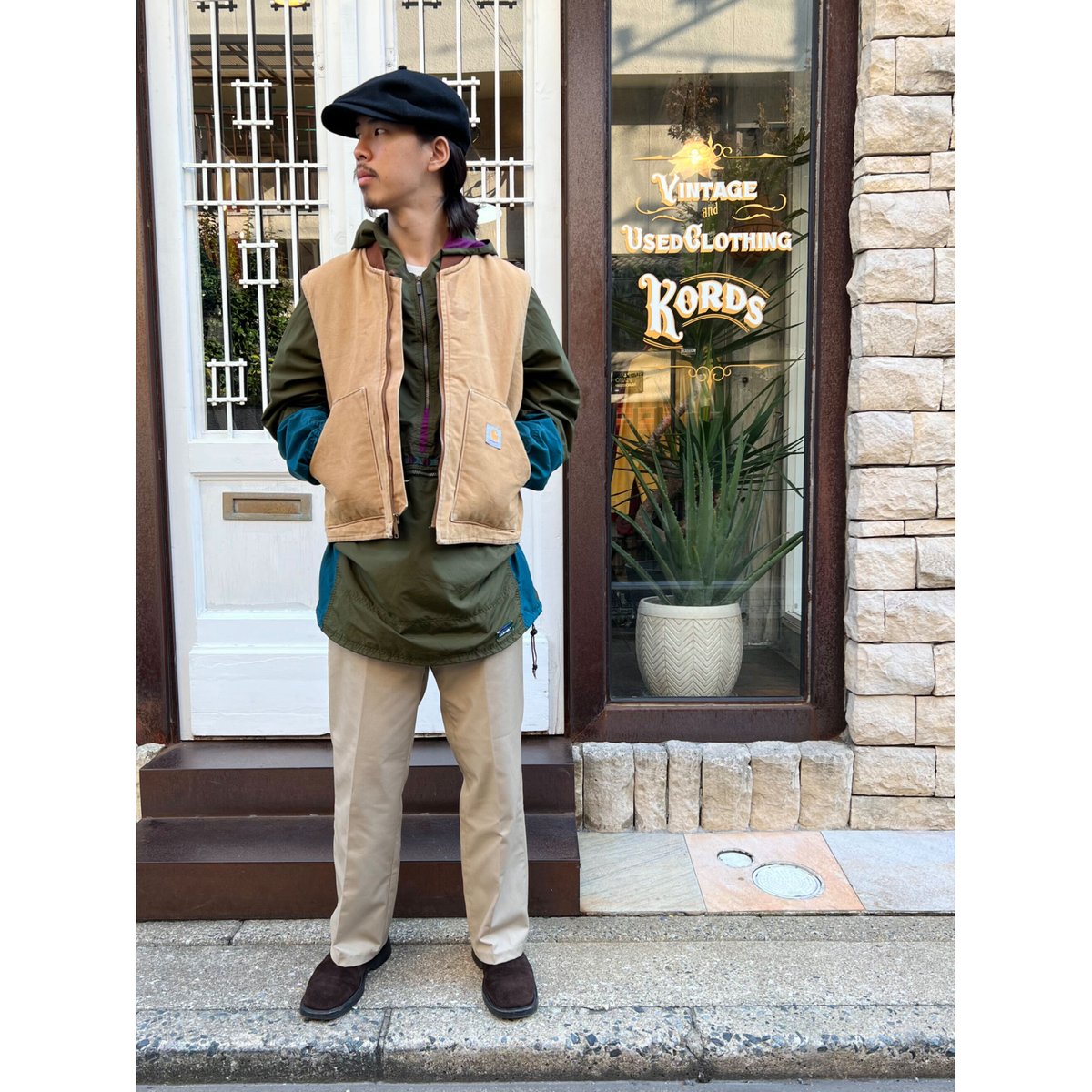 90s USA製 kavu duck vest jacket 90s USA製 kavu duck vest jacket