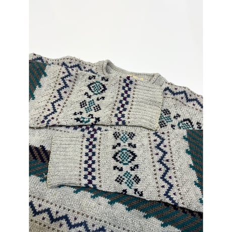 80s L.L.Bean ROLL NECK WOOL KNIT Size XL