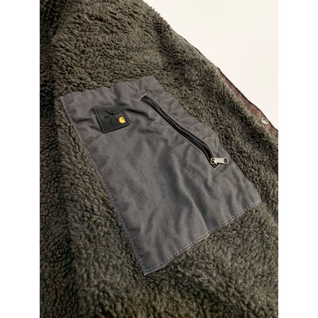 00s carhartt DUCK VEST HOODIE Size XL