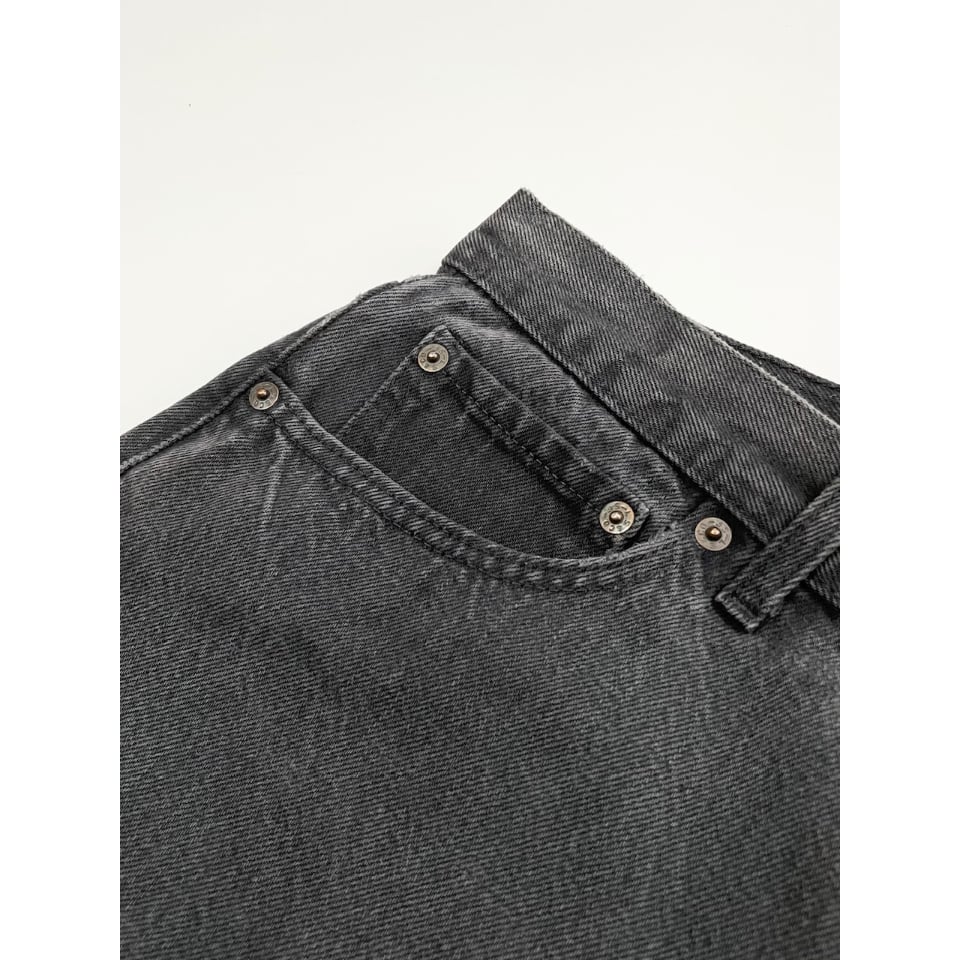90s Levi's 501-0660 BLACK DENIM PANTS MADE IN U