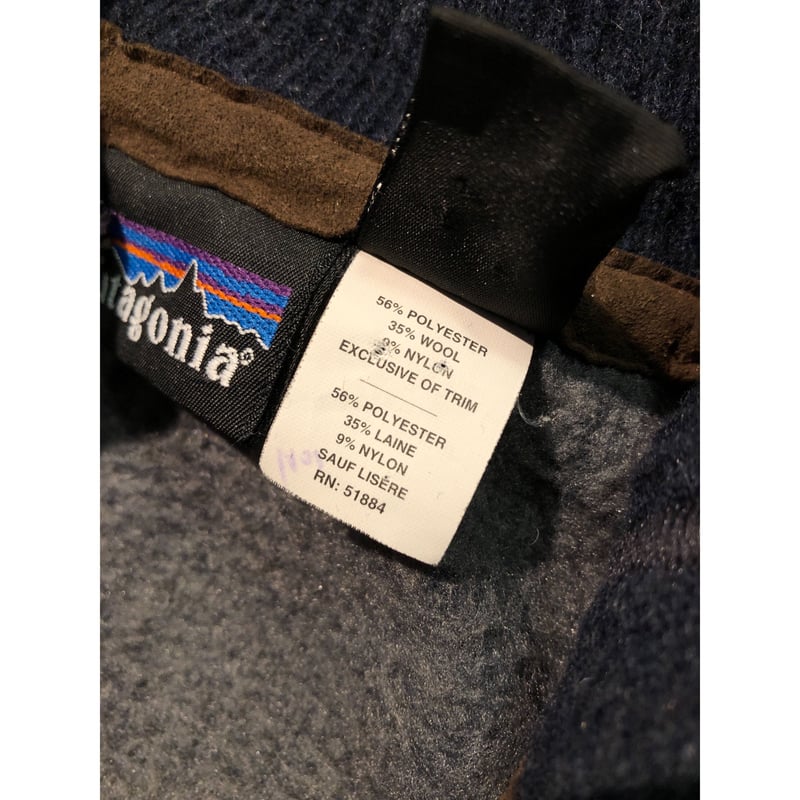 FA02s Patagonia COMFORT WOOL ZIP-T MADE IN USA