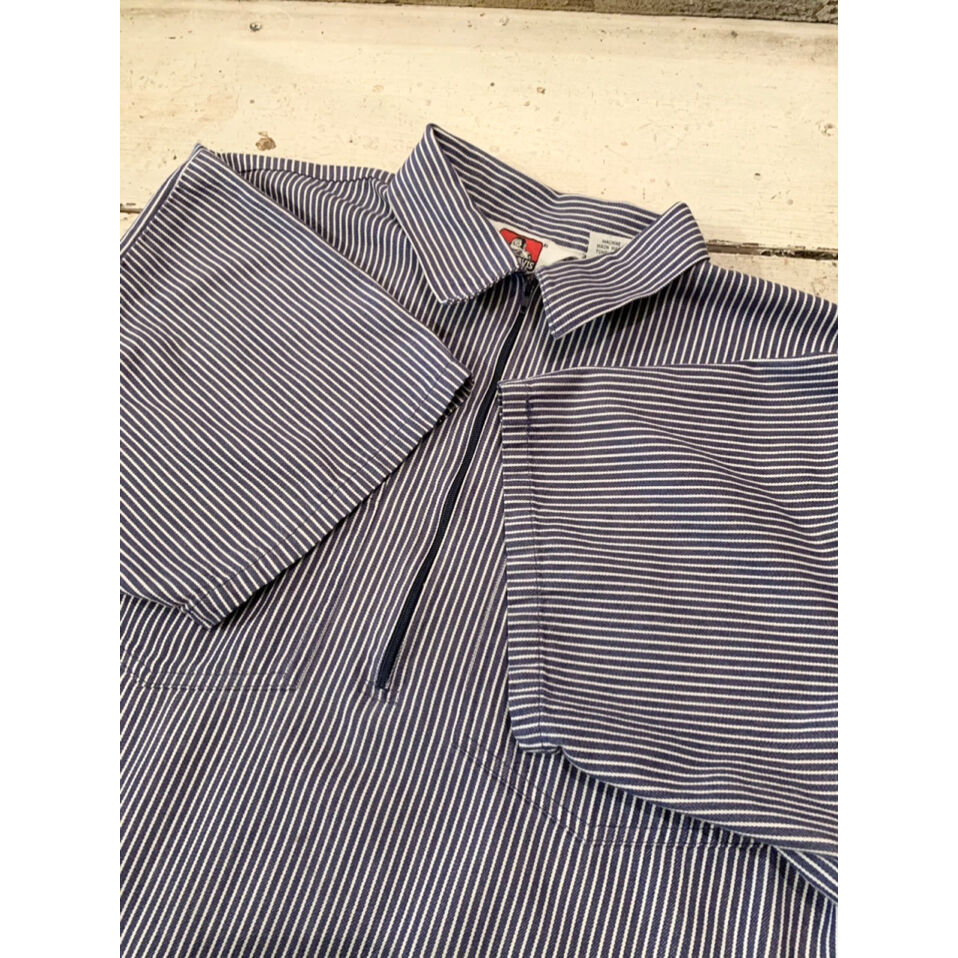90s BEN DAVIS PULLOVER S/S WORK SHIRT Size XL |