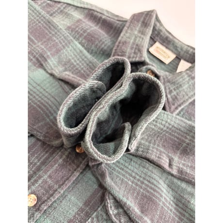 90s FIVE BROTHER FLANNEL SHIRT MADE IN USA 🇺🇸 Size L