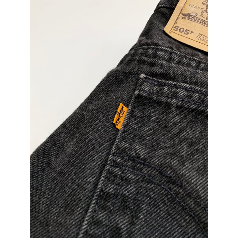 90s Levi's 505-4159 BLACK DENIM PANTS MADE IN U