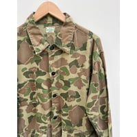70s KAMO "DUCK HUNTER CAMO" HUNTING SHIRT JACKET Size M