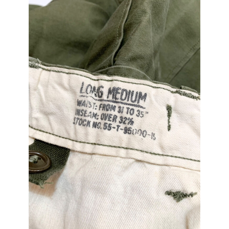 50s 実物 usarmy M-51 field pants L/M m51 VINTAGE US ARMY FIELD TROUSERS PANTS M-1951 M51 1950'S SIZE