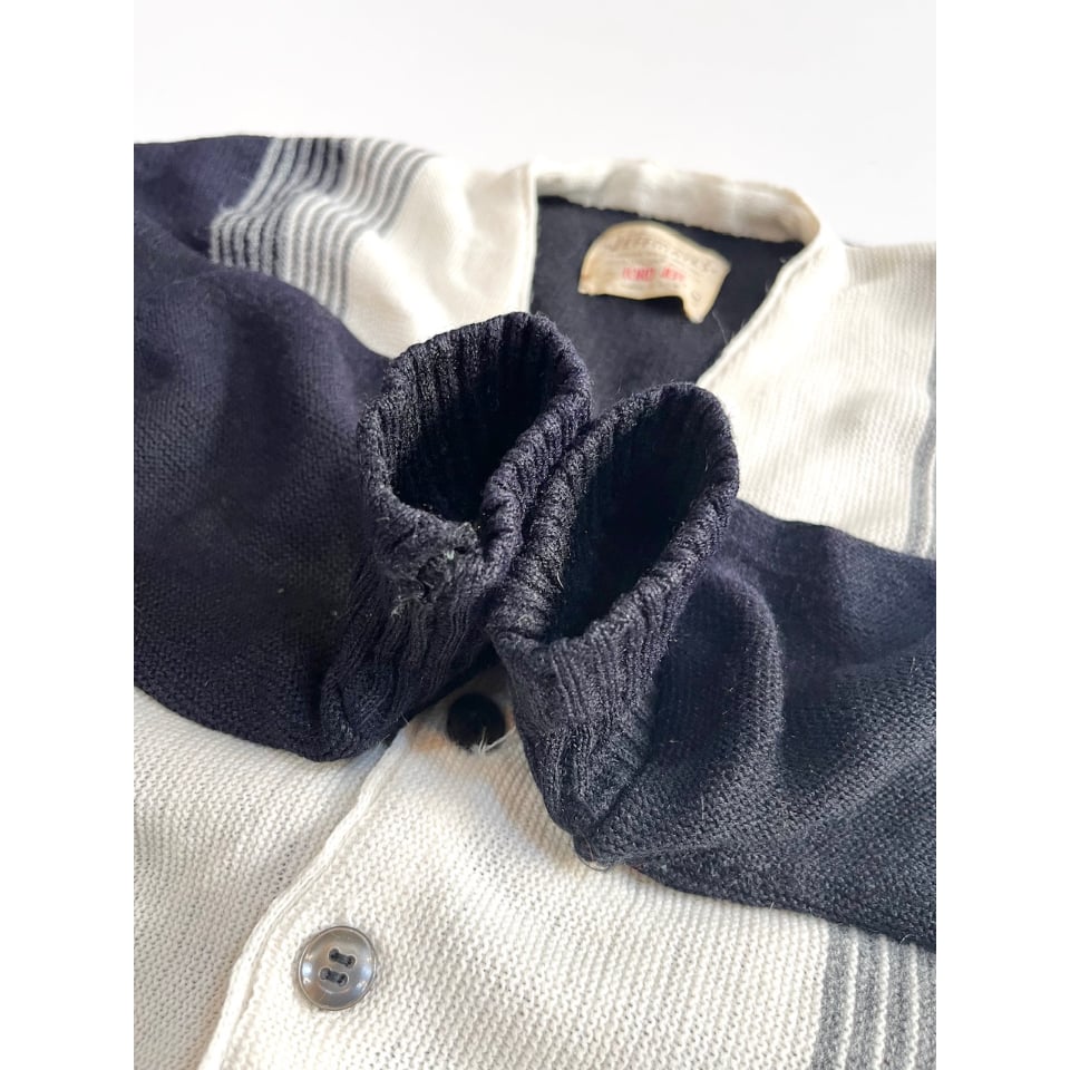 70s LORD JEFF ACRYLIC CARDIGAN MADE IN USA🇺🇸 Si
