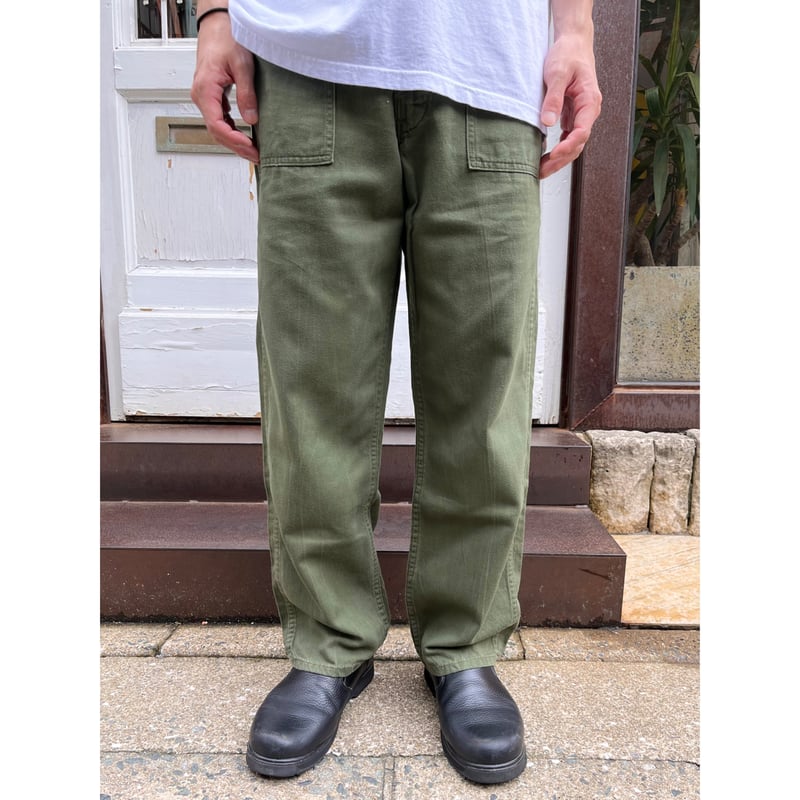 60〜70s US AIR FORCE OG-107 COTTON SATEEN BAKER 60〜70s US AIR FORCE OG-107 COTTON SATEEN BAKER