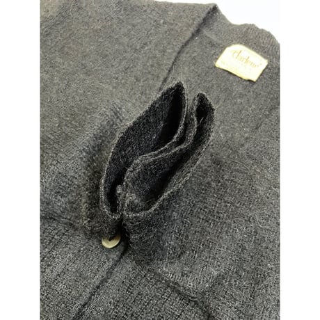 60s darlene "BLACK" MOHAIR CARDIGAN Size M程