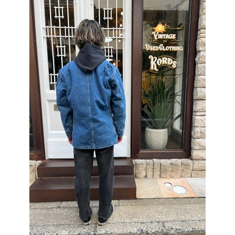 carhartt denim chore coat カーハート　デニム　90s着丈78cm